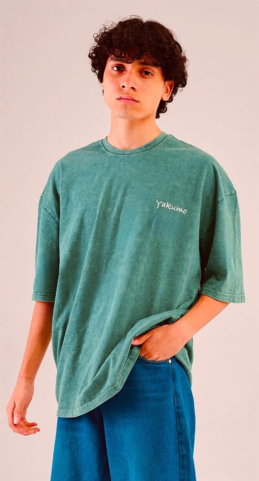 Bear Crew Washed Tee — front view