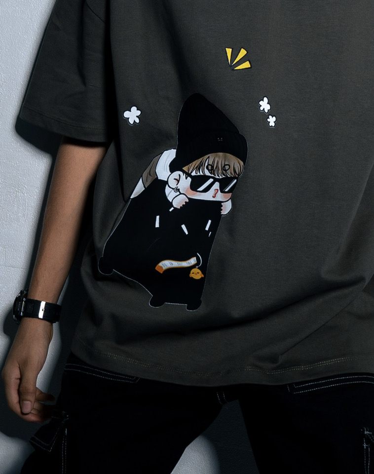 Hi-Yeom Graffiti Tee — front view