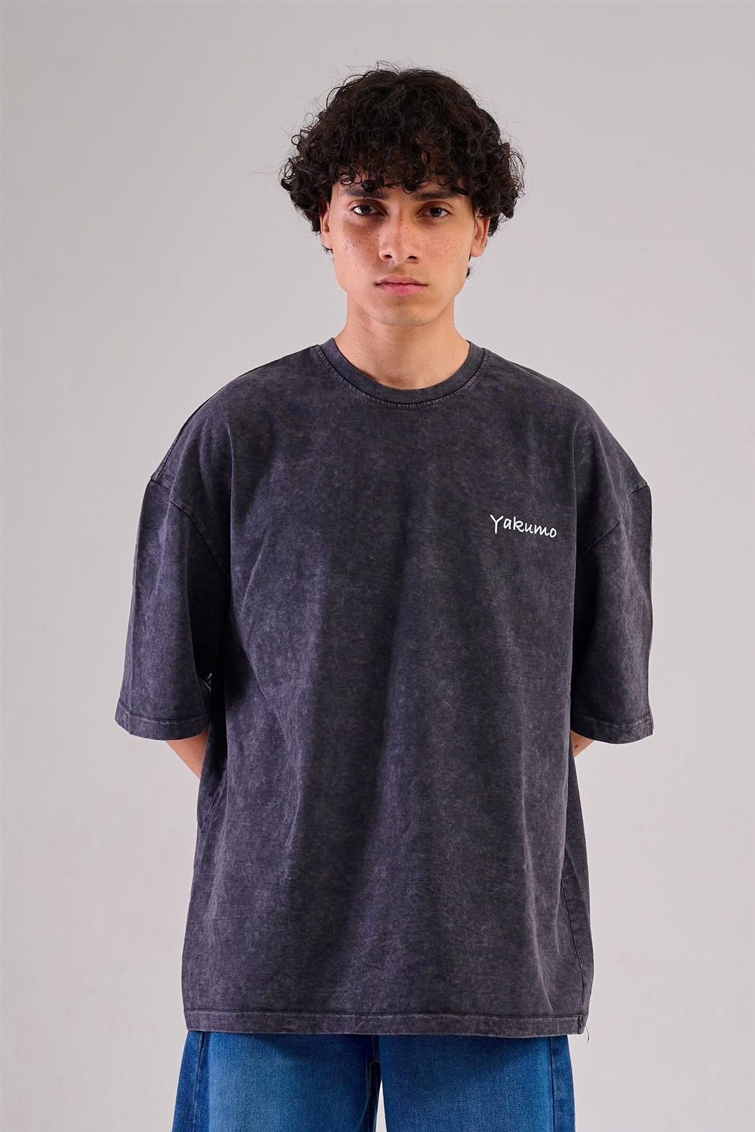 Three Bears Washed Tee — front view