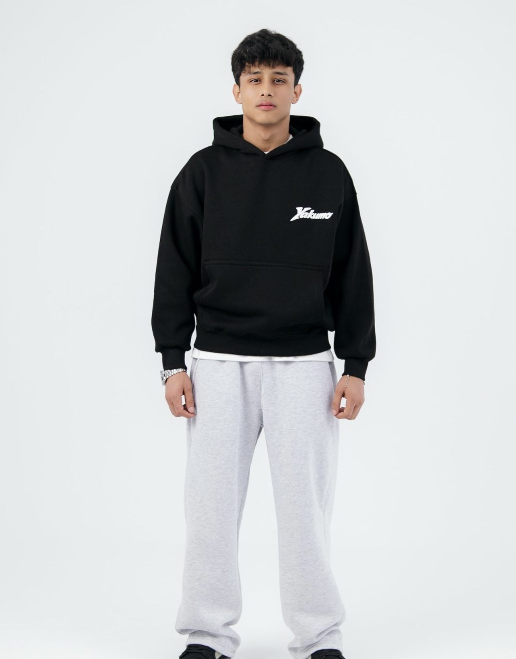 Yakumo Script Hoodie — front view